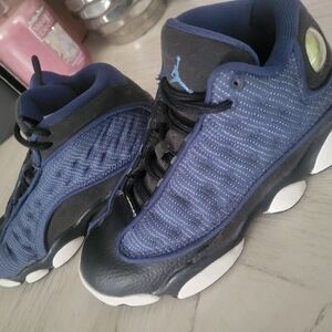 Blue and Black Sneakers